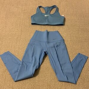 WORN ONCE Nike Teal Activewear Set